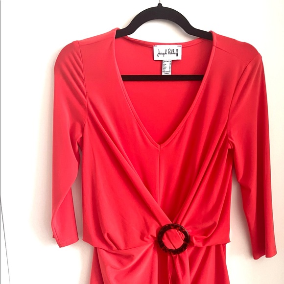 Joseph Ribkoff Coral Top - Picture 3 of 5